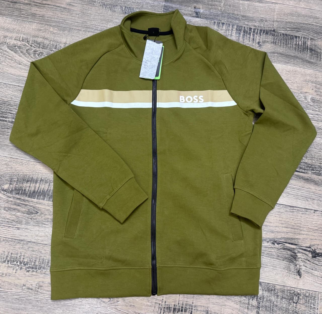 MENS FULL ZIPPER BOSS SWEATSHIRTS 06 COLOURS