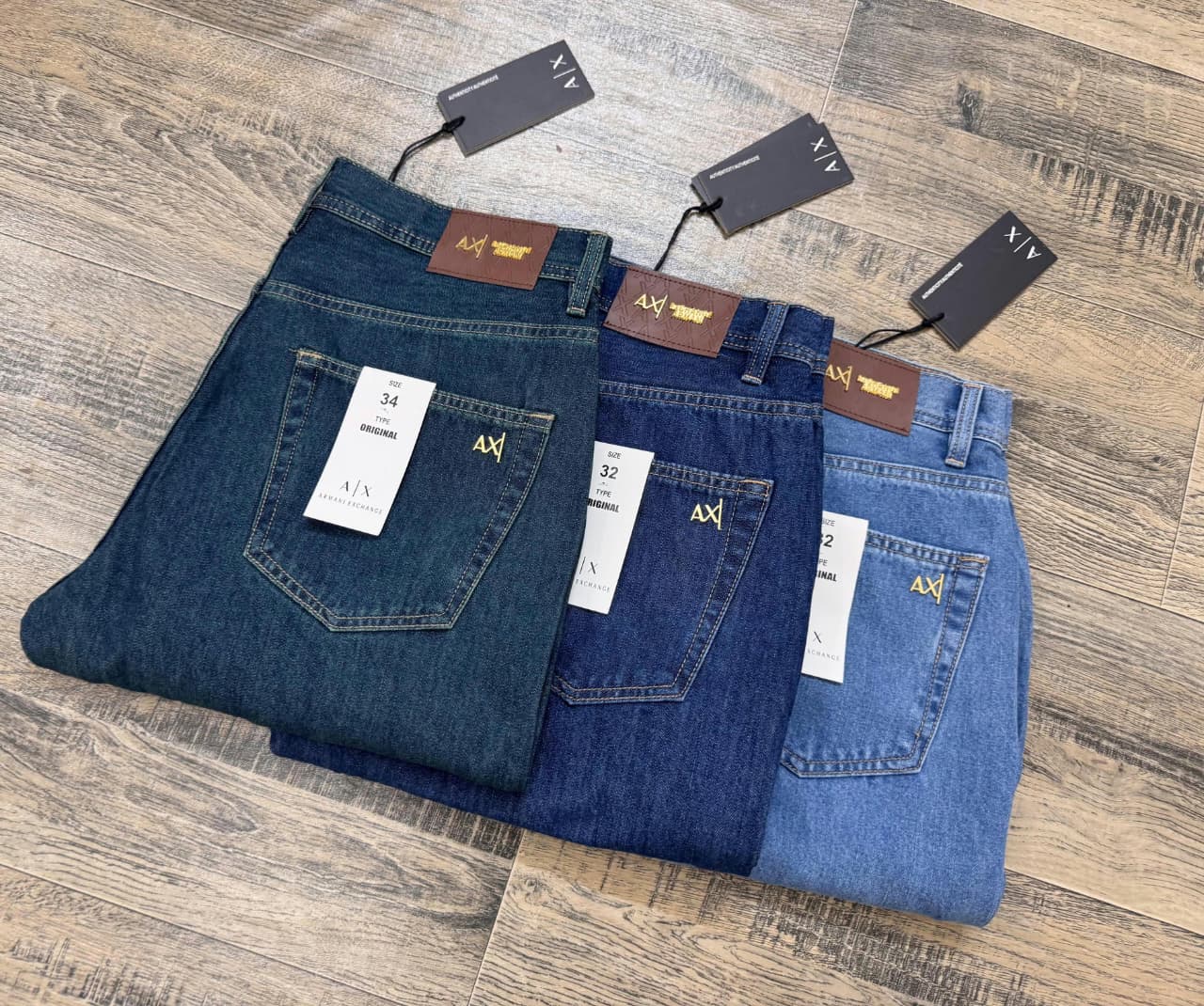 MENS PREMIUM DENIM PANTS ARMANI EXCHANGE - AX